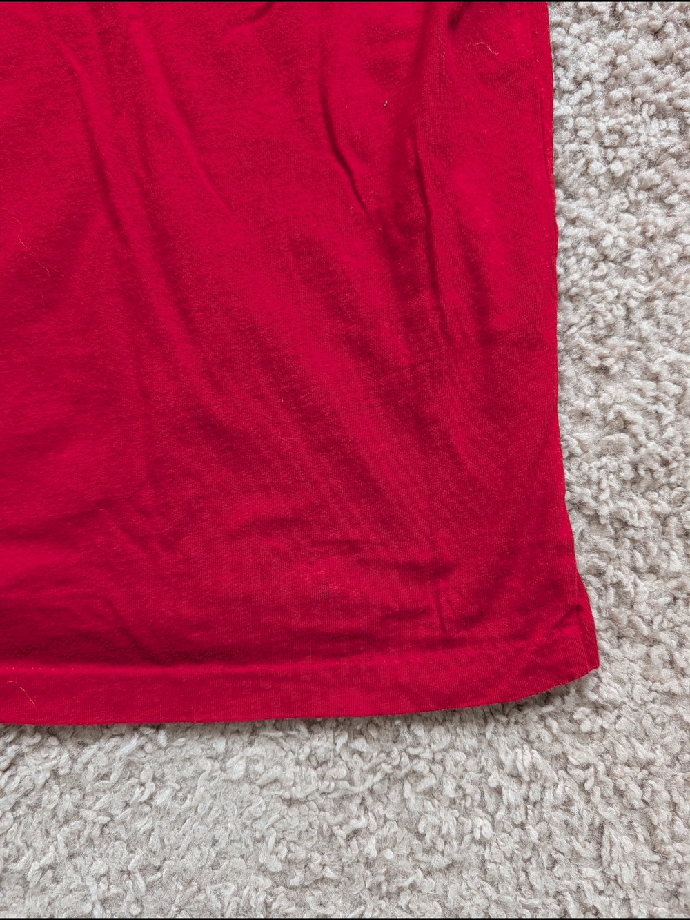Polo Ralph Lauren Red Blue Pony V-Neck Cotton Short Sleeve Tee Size Large - Picture 5 of 8
